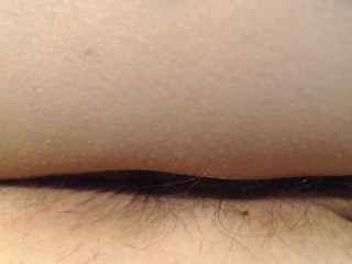 Abby's Asshole Pucker Squeeze Spread closeup