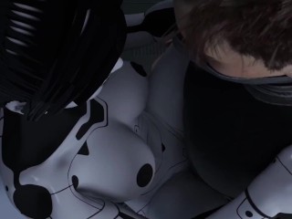 Projekt Passion | Big Dick Fucking & Creampie Horny Brunette AI Sex Robot Girl w Big Tits [Gaming]