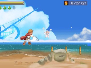 Succubus stronghold seduction - A cute hero fucked by a slime girl femdom hentai