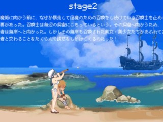 Succubus stronghold seduction - A cute hero fucked by a slime girl femdom hentai