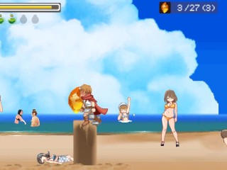 Succubus stronghold seduction - A cute hero fucked by a slime girl femdom hentai