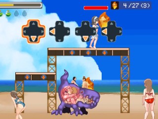 Succubus stronghold seduction - A cute hero fucked by a slime girl femdom hentai