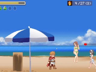 Succubus stronghold seduction - A cute hero fucked by a slime girl femdom hentai