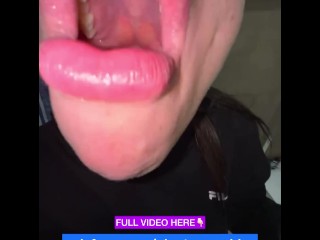 Your giantess Ashley swallows whole gummy snakes