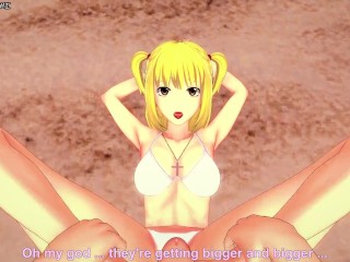 Misa Amane Gives You a Footjob At The Beach! Death Note Feet POV