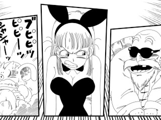 Bulma Hentai - Bulma Folla Fuerte Con el Maestro Roshi - Manga Porno