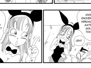 Bulma Hentai - Bulma Folla Fuerte Con el Maestro Roshi - Manga Porno