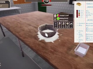 Learning How to Bake for My Step Sis - Bakery Simulator