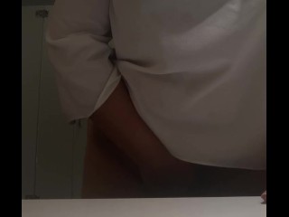 Sneaky Masturbation in Public Rubbing My Pussy Until I Cum