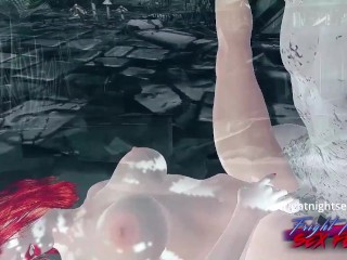 Female Freddy Krueger vs Jason - Cosplay Hentai Parody Game