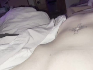 Her skinny pussy loves my thick cock throbbing deep, impregnating her anorexic belly!