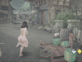 Hogwarts Legacy Nude Gameplay 6 - Fucking With A Troll