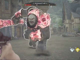 Hogwarts Legacy Nude Gameplay 6 - Fucking With A Troll