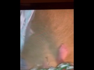 Mrs. Claus blows Santa goodbye