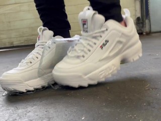 Fila disruptor crushing grape and cake 😈 Trailer! JuliaApril onlyfans