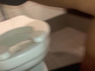 Watch me pee in this TINY TOILET!