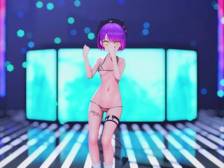 【MMD Hololive 4k/60fps】《Tokoyami Towa (常闇トワ)》 ~《[Creepy Nuts「Bling-Bang-Bang-Born」》