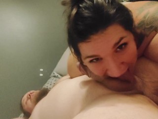 Wife gives amazing blowjob🌬️ edges me, and keeps me moaning and squirming 😏🥵🔥🤤😵‍💫😵