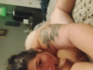 Wife gives amazing blowjob🌬️ edges me, and keeps me moaning and squirming 😏🥵🔥🤤😵‍💫😵