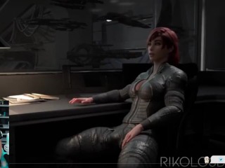 I can't believe how good this porn animation is... Miranda Lawson and Jack - Mass Effect - Futanari