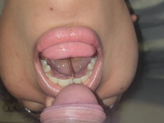 Extreme deepthroat in the upsidedown with cum in throat creampie 01292024