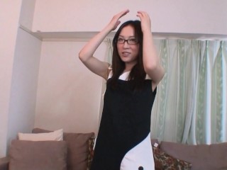 Nerdy girl Miu Shinohara moans while getting licked and dicked