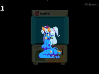 Flip Witch [ Pixel HENTAI Game ] Ep.2 huge sextoy for cute monster girl !