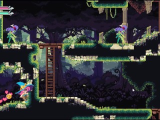 Flip Witch [ Pixel HENTAI Game ] Ep.2 huge sextoy for cute monster girl !