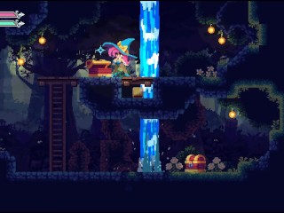 Flip Witch [ Pixel HENTAI Game ] Ep.2 huge sextoy for cute monster girl !