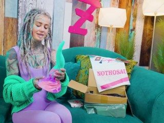 UNBOXING - Nothosaur Toys - I unpack my new XL dildos fantasy toys dragon dildos big sex toys