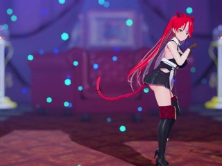 【MMD Hololive/60fps】《Houshou Marine (宝鐘マリン)》~《Nyan Cat EX》~(daniwellP feat. 桃音モモ)