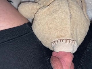 Peeping Clit Rubs Stuffie HARD