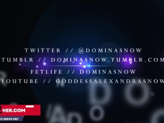 House Slave Vacancy - Goddess Alexandra Snow