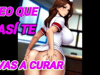 ENFERMERA TE CURA DE UNA FORMA INESPERADA- asmr roleplay en español (voz Argentina)