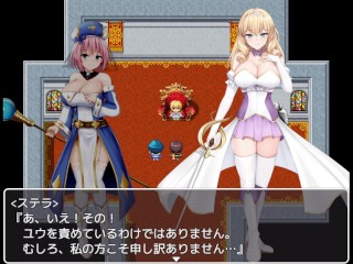 【#20 プリンセス・ハニートラップ(製品版)実況動画】爆乳村娘達にダブル足コキで罵倒されながら射精させられ・・(ハーレムアニメーションファンタジーエロゲー)