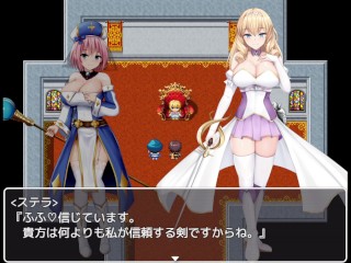 【#20 プリンセス・ハニートラップ(製品版)実況動画】爆乳村娘達にダブル足コキで罵倒されながら射精させられ・・(ハーレムアニメーションファンタジーエロゲー)