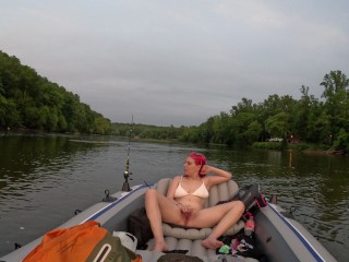 Creampied Me On The Lake In OurBoat