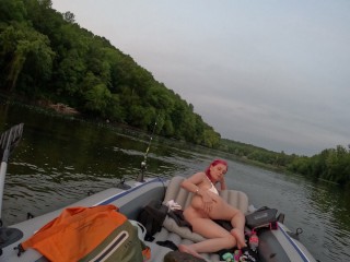Creampied Me On The Lake In OurBoat