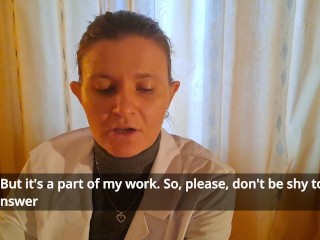 Young russian doctor gave me a blowjob at the appointment! (ASMR POV)