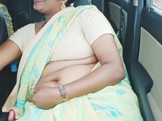 Episode -5, full video, indian beautiful sexy saree bhabi car romance, telugu dirty talks, రంకు మొగు