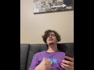 Jerking off To Some Porn