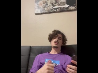 Jerking off To Some Porn