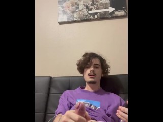 Jerking off To Some Porn