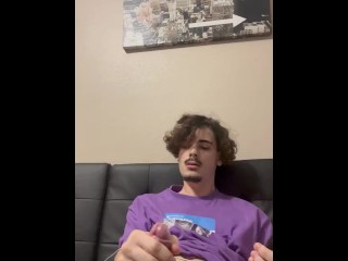 Jerking off To Some Porn