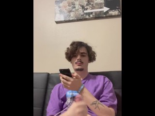 Jerking off To Some Porn