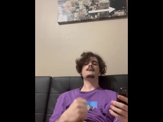 Jerking off To Some Porn