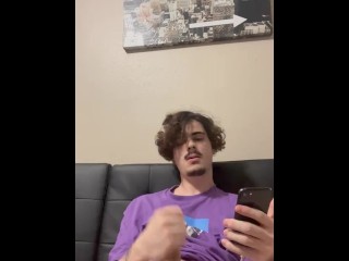 Jerking off To Some Porn