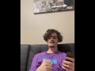 Jerking off To Some Porn