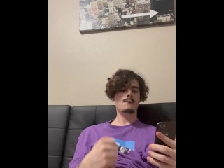 Jerking off To Some Porn