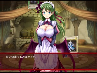 【#01 サキュバスデュエル実況(体験版)】遊戯王似のカードゲームエロゲー！？爆乳女剣士にパイズリ胸射させられて・・(アニメーション同人エロゲー)